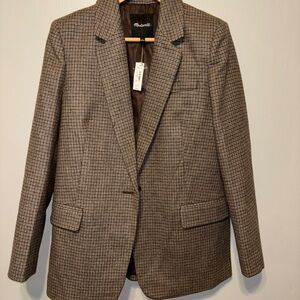 Madewell Plaid Blazer